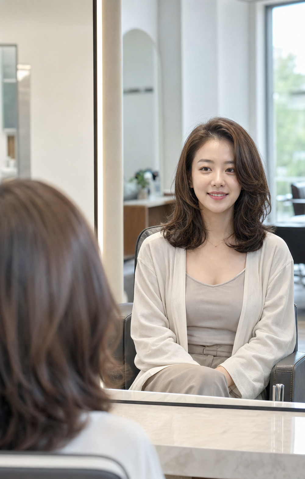 민감한 두피를 위한 오가닉샴푸 사용 장면