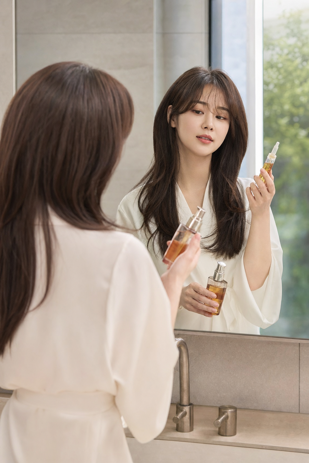 염색 후 단백질 앰플과 세럼을 활용한 케어