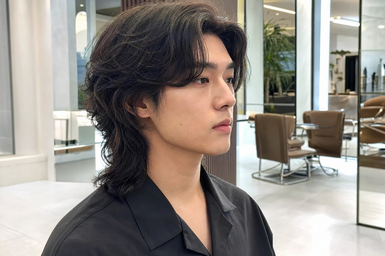 자연스러운 매력이 돋보이는 애즈펌