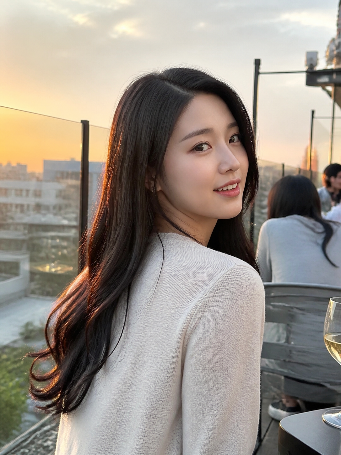 노을 루프탑, 부드러운 화보 무드