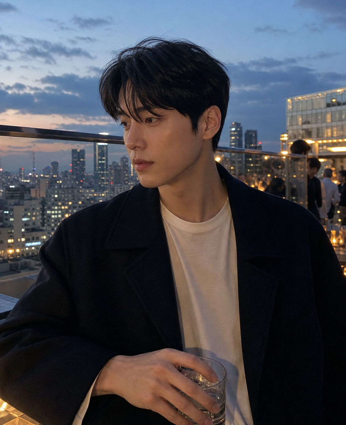 루프탑 바 스냅, 화보 같은 절제된 분위기