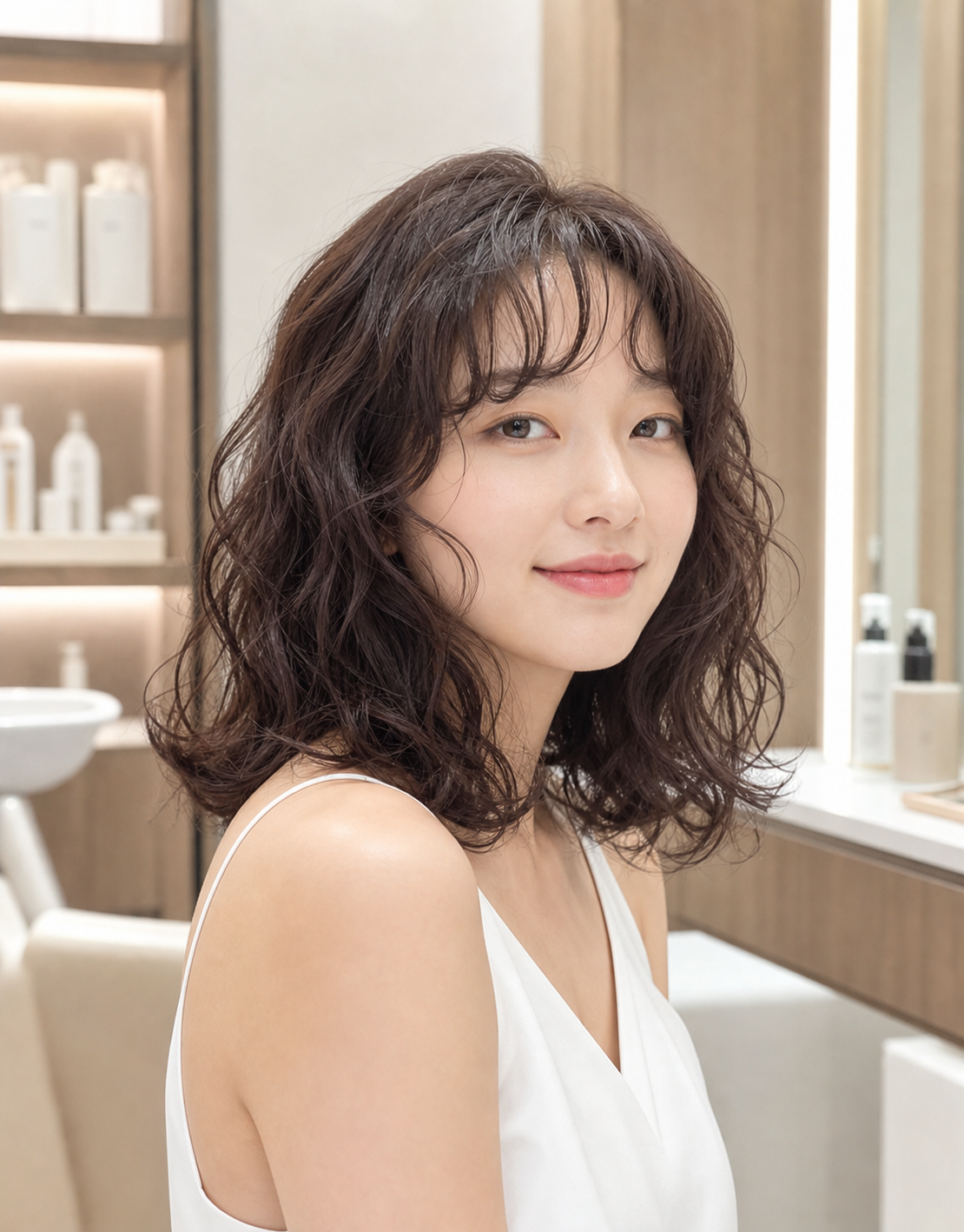 손상모 클리닉 후 부드러워진 머릿결