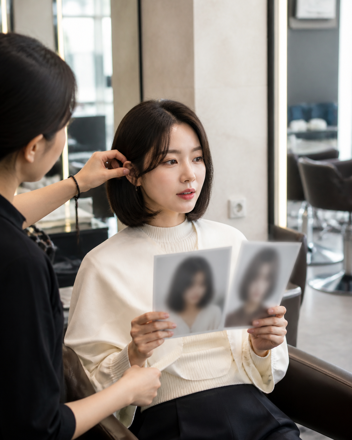 예약 전 상담 분위기를 담은 사진