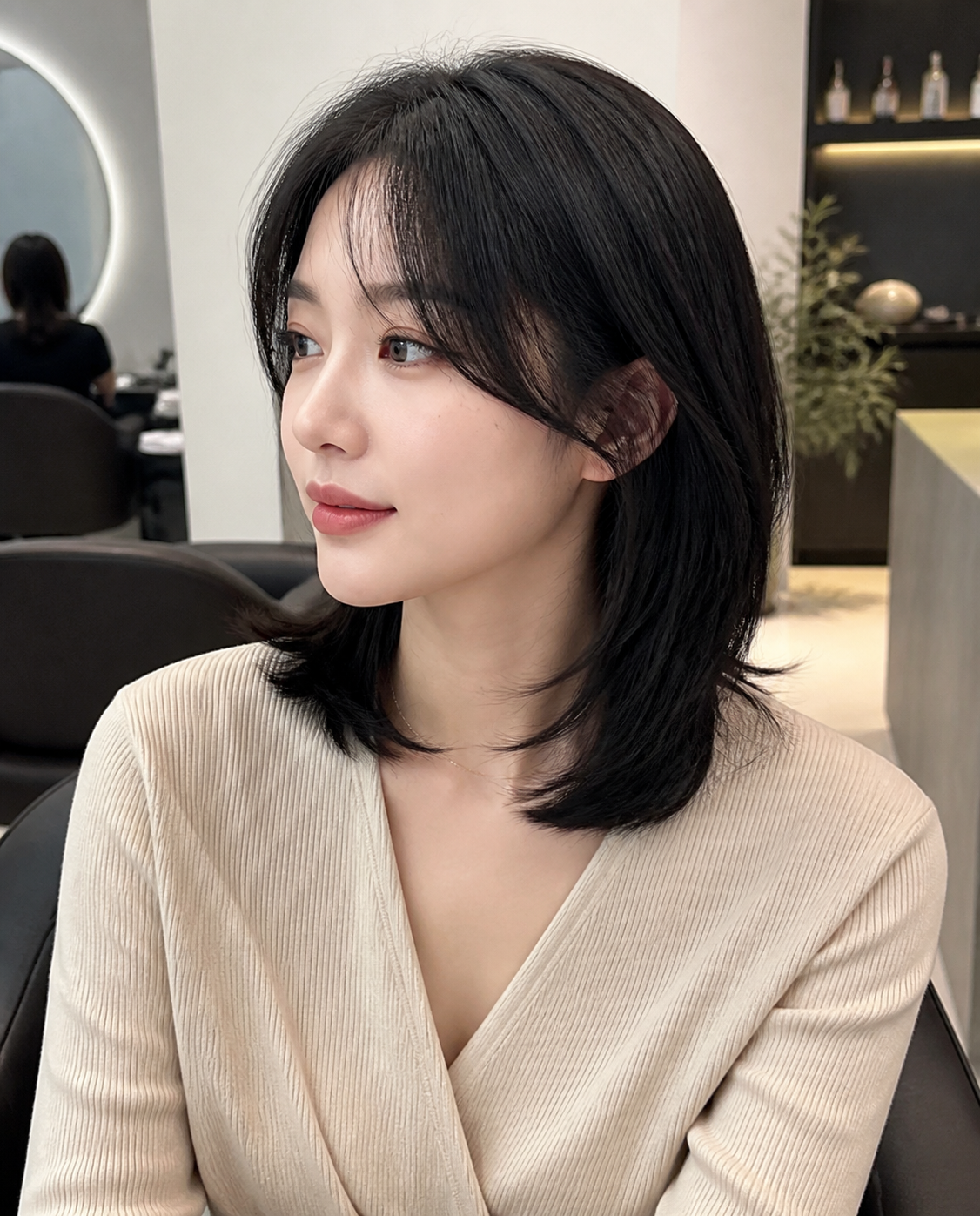 자연스러운 긴머리레이어드컷