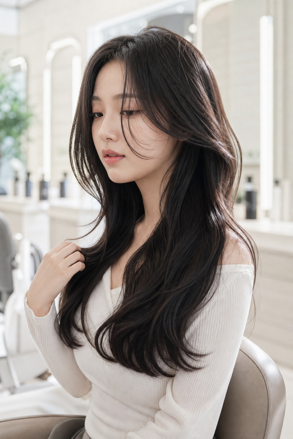 단백질 샴푸로 윤기 있고 건강해진 머릿결