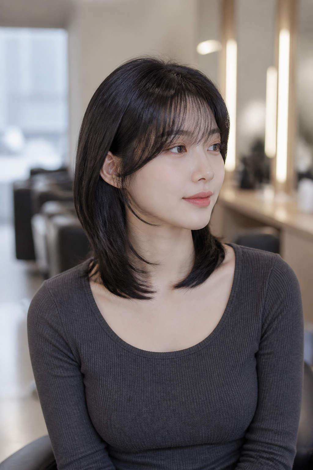 질감과 트렌드를 살린 허쉬컷 스타일
