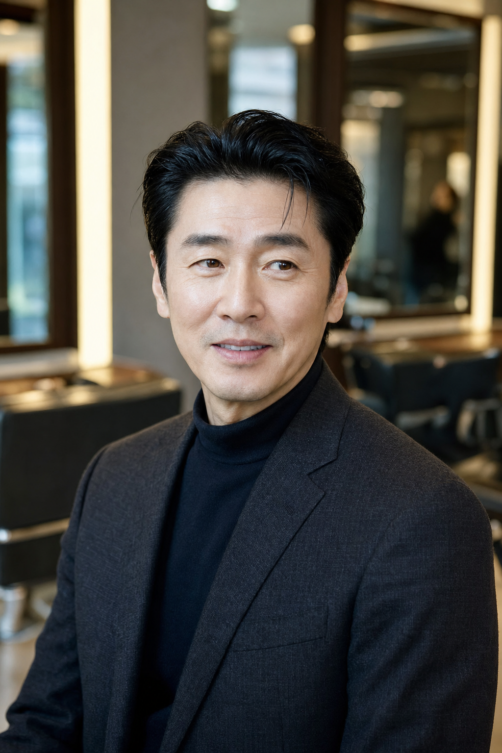 깔끔하고 자연스러운 볼륨이 살아있는 내추럴 댄디컷