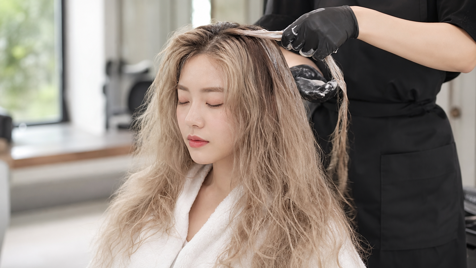 전문가의 손길로 받는 살롱 클리닉은 모발 손상도를 줄이고 시술 효과를 유지하는 데 탁월합니다.