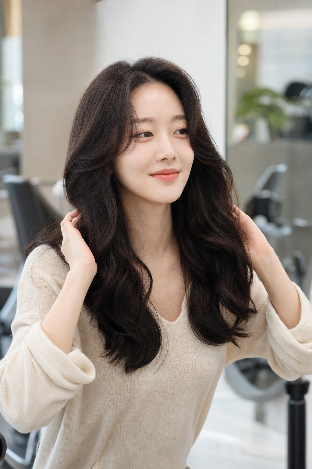 건강하고 풍성해진 모발로 자신감을 되찾은 여성