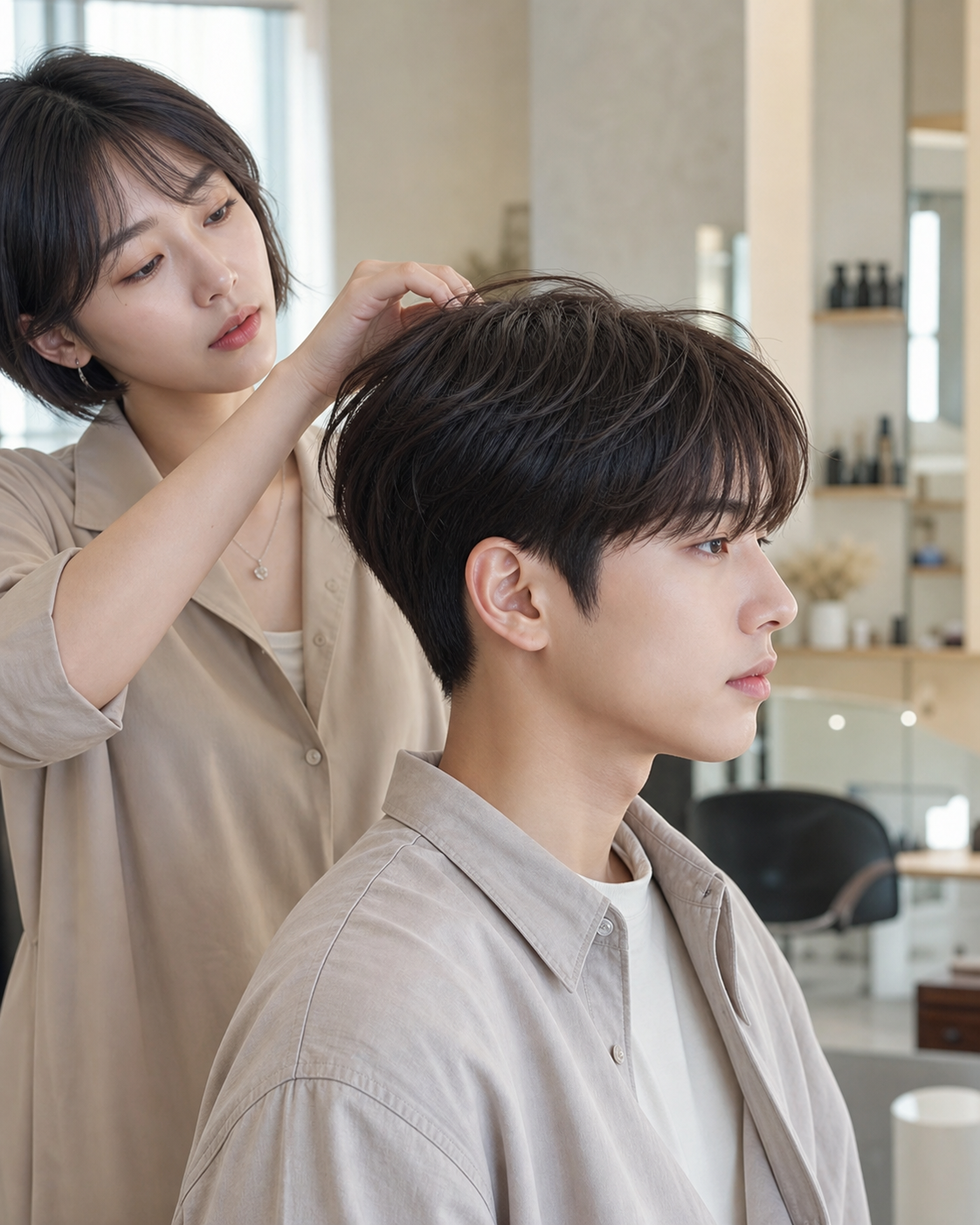 손상도와 볼륨을 고려한 정돈형 시술 이미지