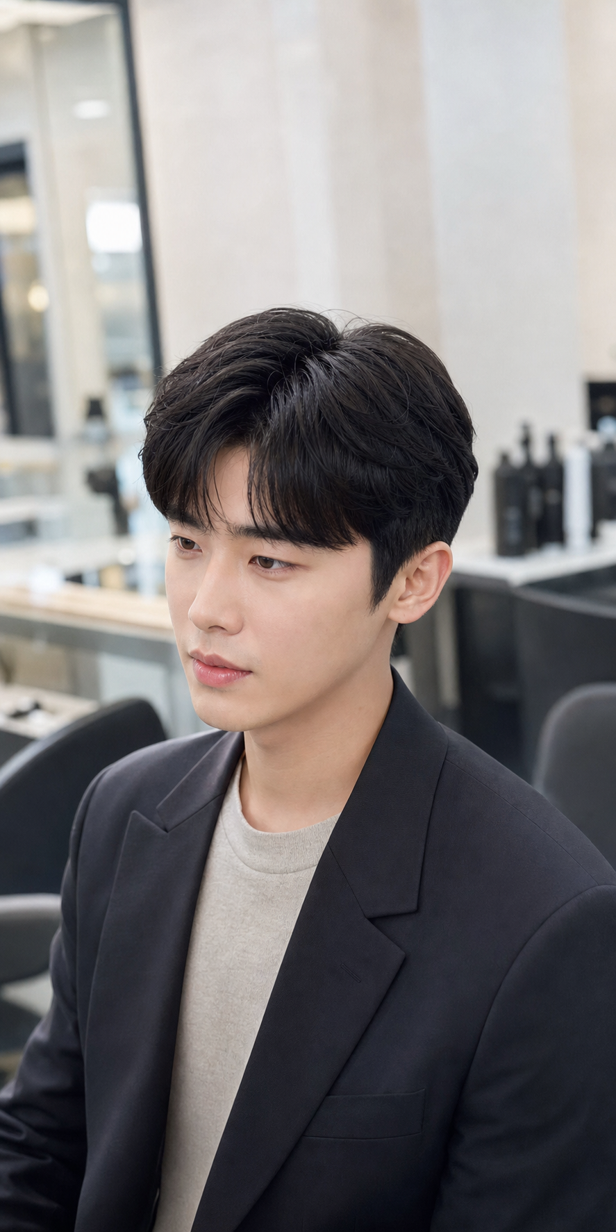 다양한 스타일에 잘 어울리는 세련된 남성 헤어스타일