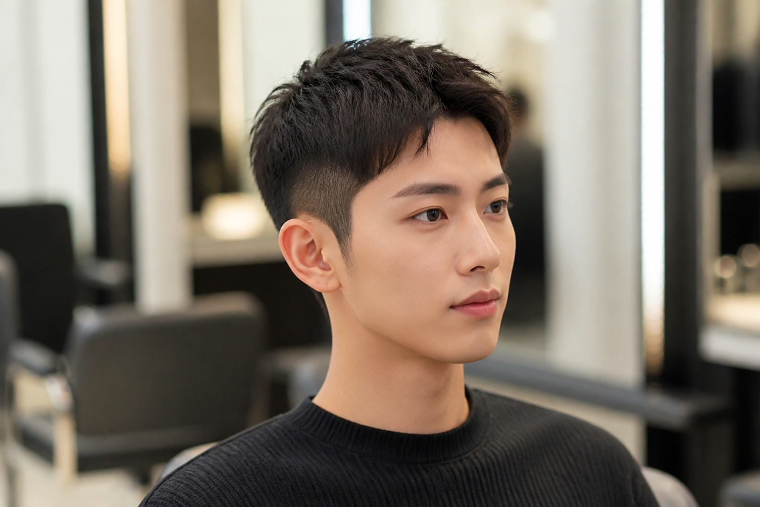 가장 많이 언급된 시스루 댄디컷의 자연스러운 완성도