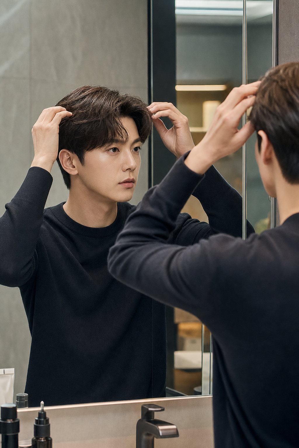 액티브 댄디컷 홈 스타일링 장면