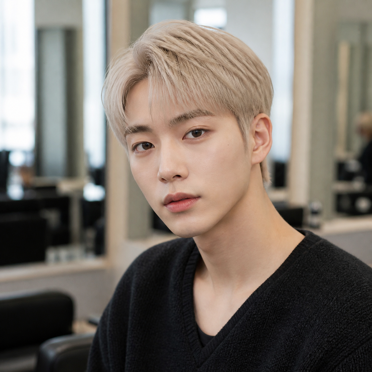 분위기 변화를 크게 주는 탈색 머리