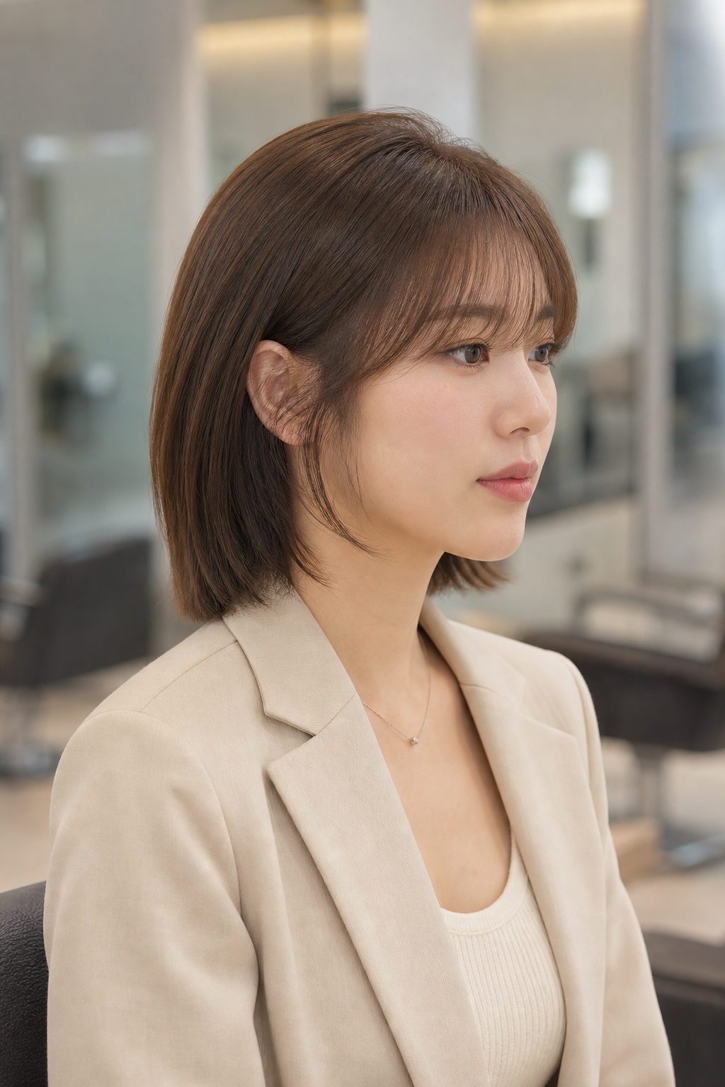 두피 건강을 지키며 염색을 유지하는 모습