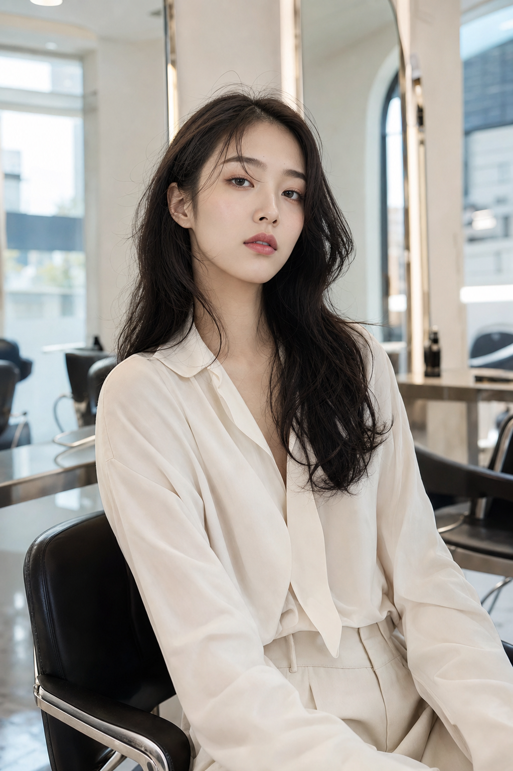 정호연 배우처럼 시크하고 도회적인 분위기를 연출하고 싶을 때