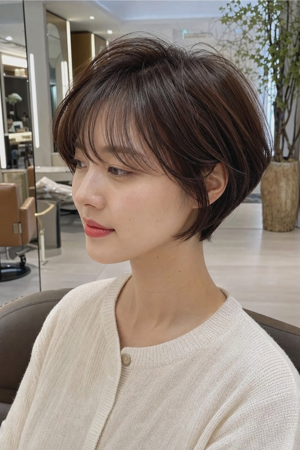 볼륨감이 살아 있는 숏컷 스타일