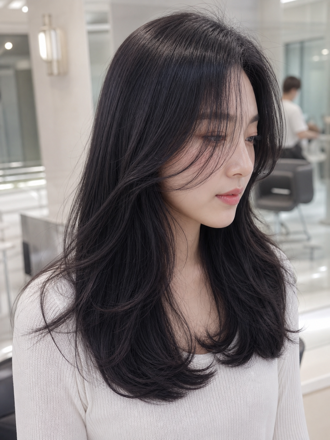 윤기감이 살아 있는 차분한 스타일
