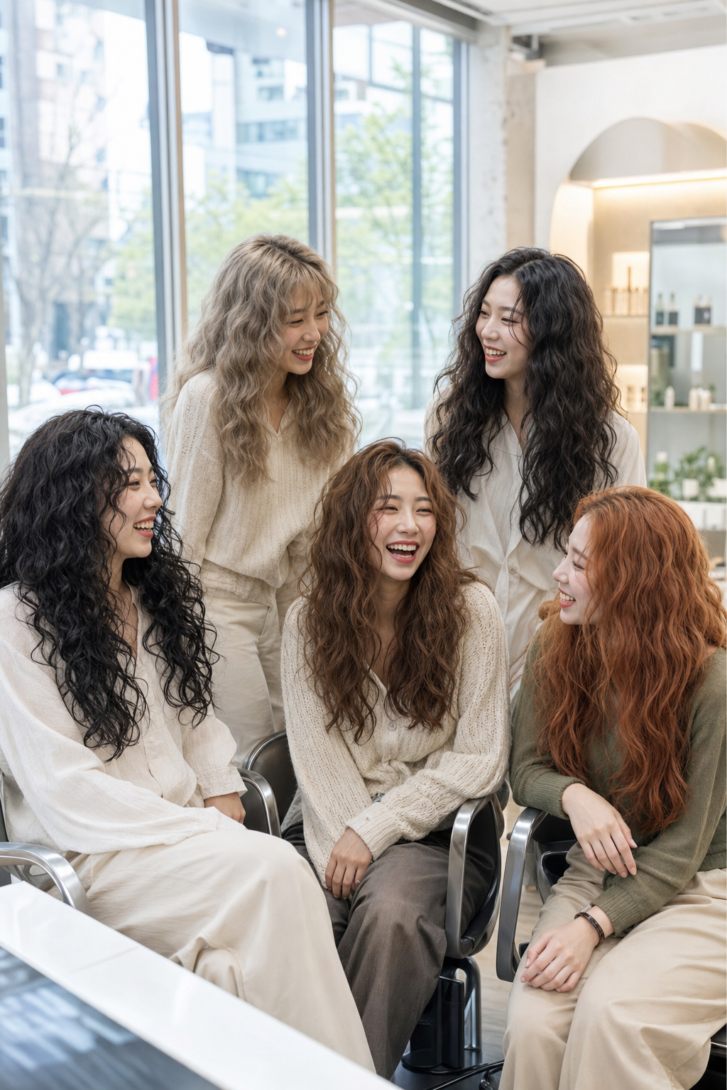 개인의 개성을 살려주는 다양한 히피펌 스타일 제안