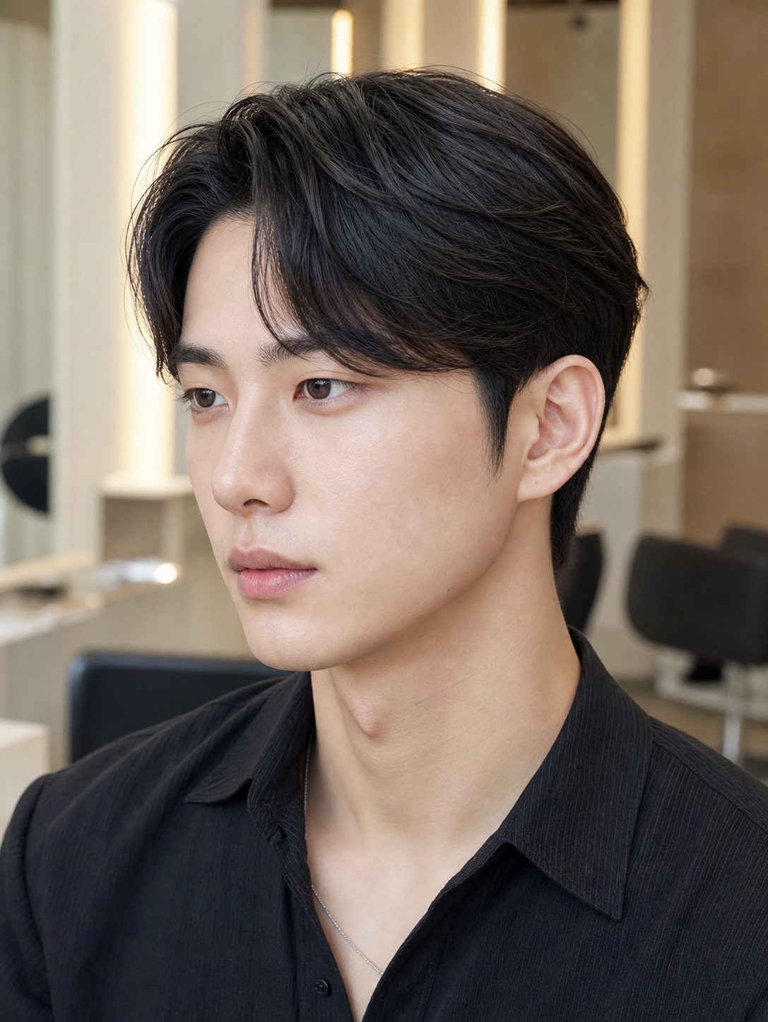 사당남자머리의 대표 스타일인 깔끔한 남자 커트