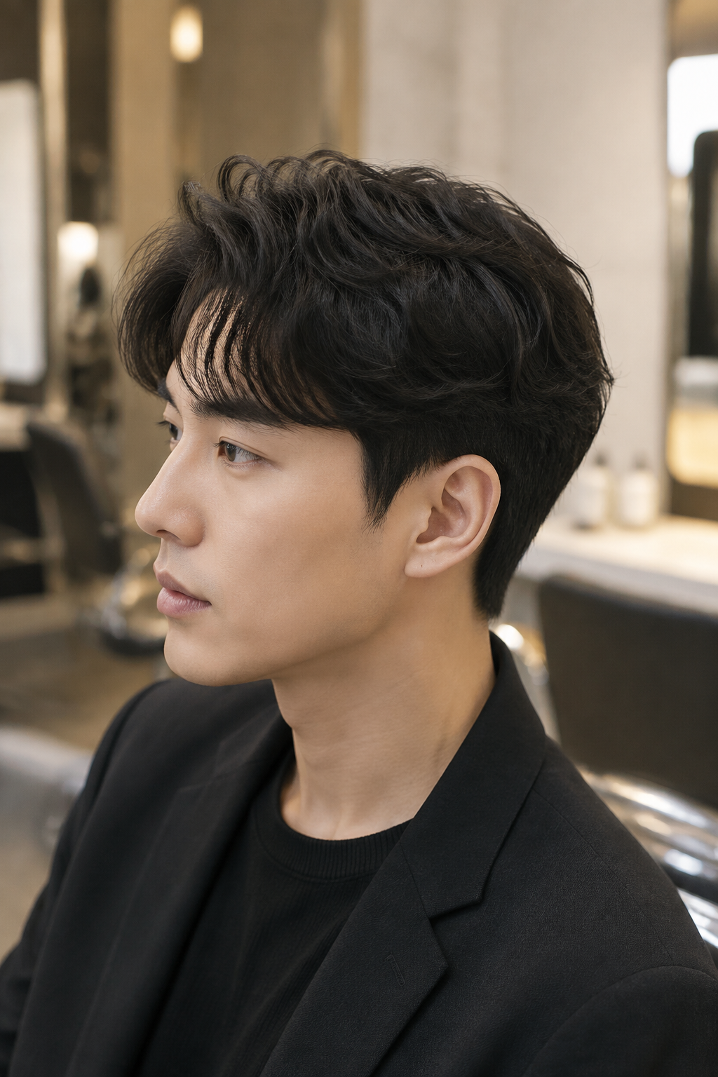 흐르는 결이 살아 있는 리프 계열 스타일
