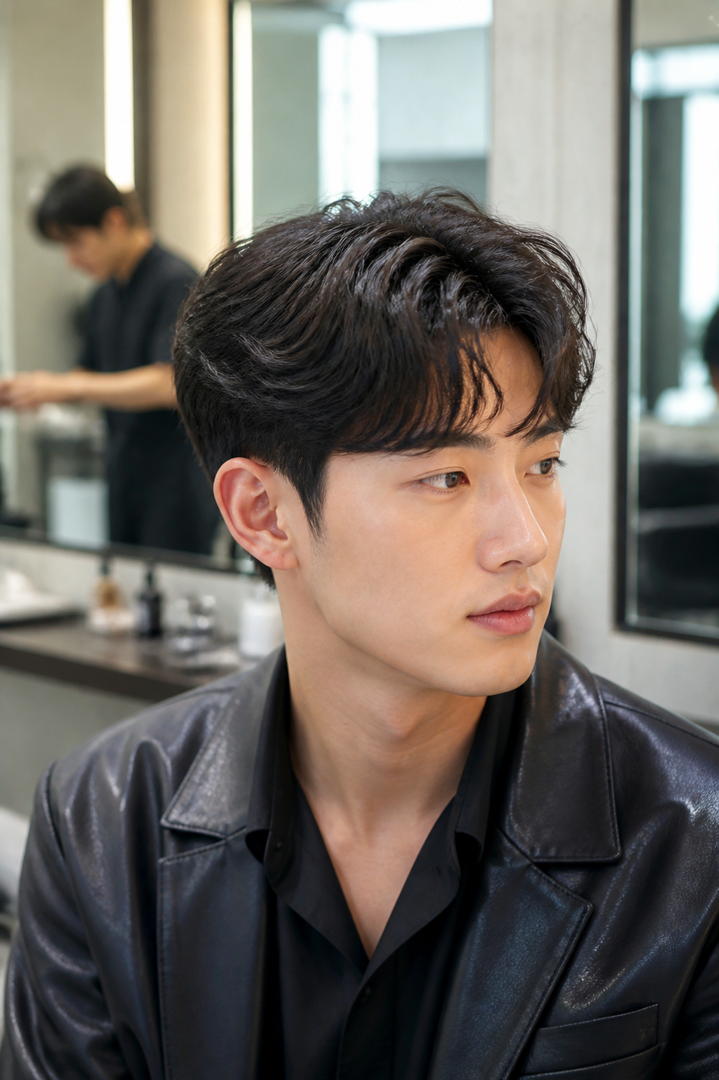 얼굴형 보정에 강한 쉐도우펌