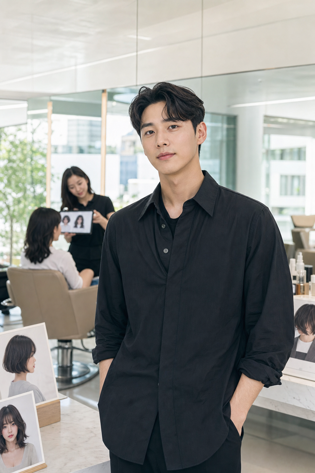 개인의 개성을 살린 세련된 남성 커트 스타일