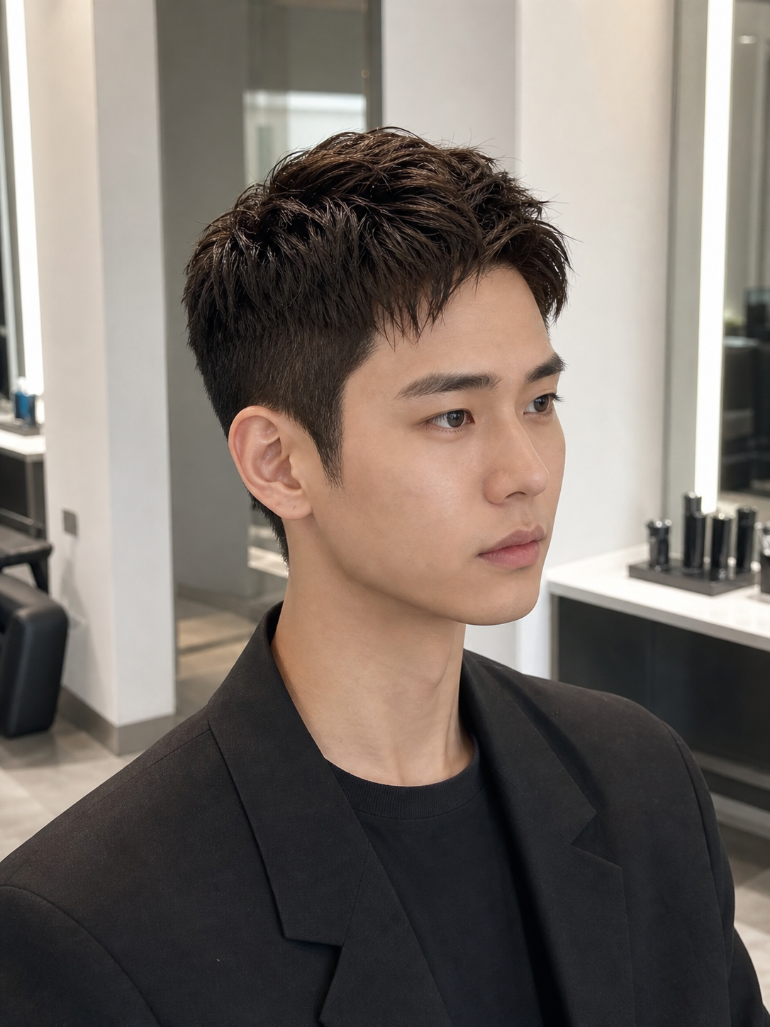 자연스럽게 볼륨이 살아 있는 고경표식 리젠트 스타일