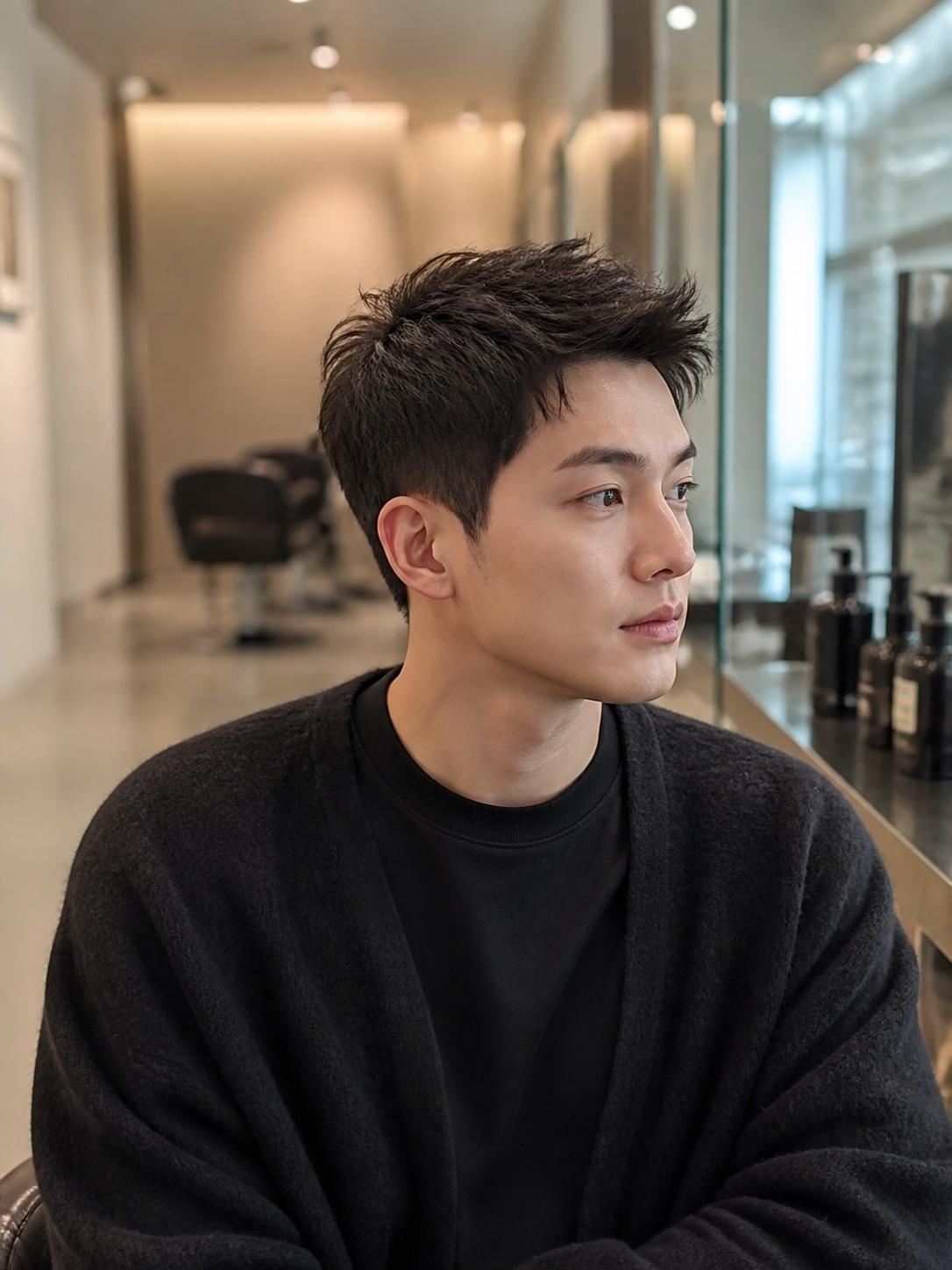 짧아도 질감이 살아 있는 텍스처드 크롭컷