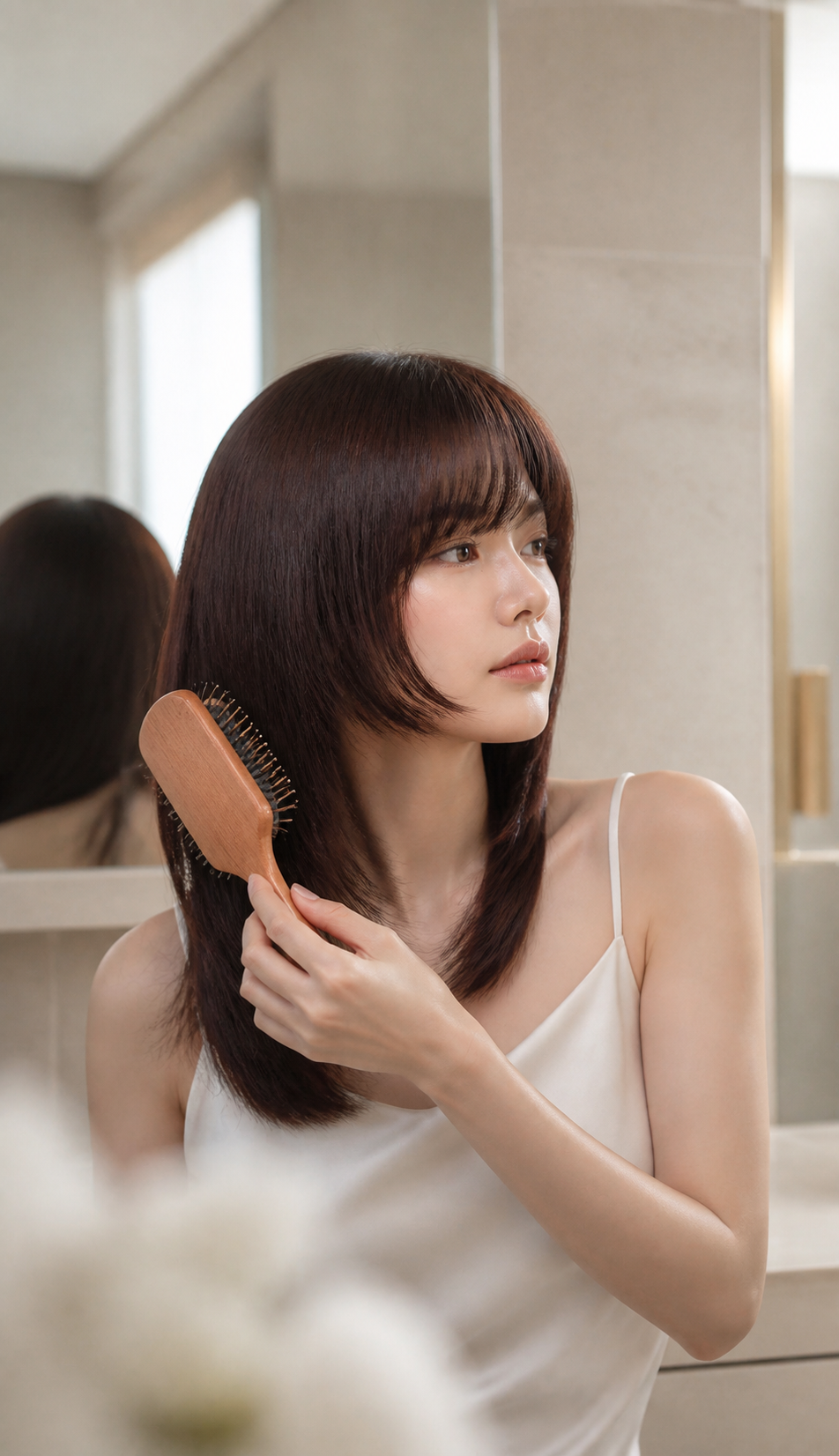 두피 마사지 브러쉬와 함께 쓰는 아베다샴푸 루틴