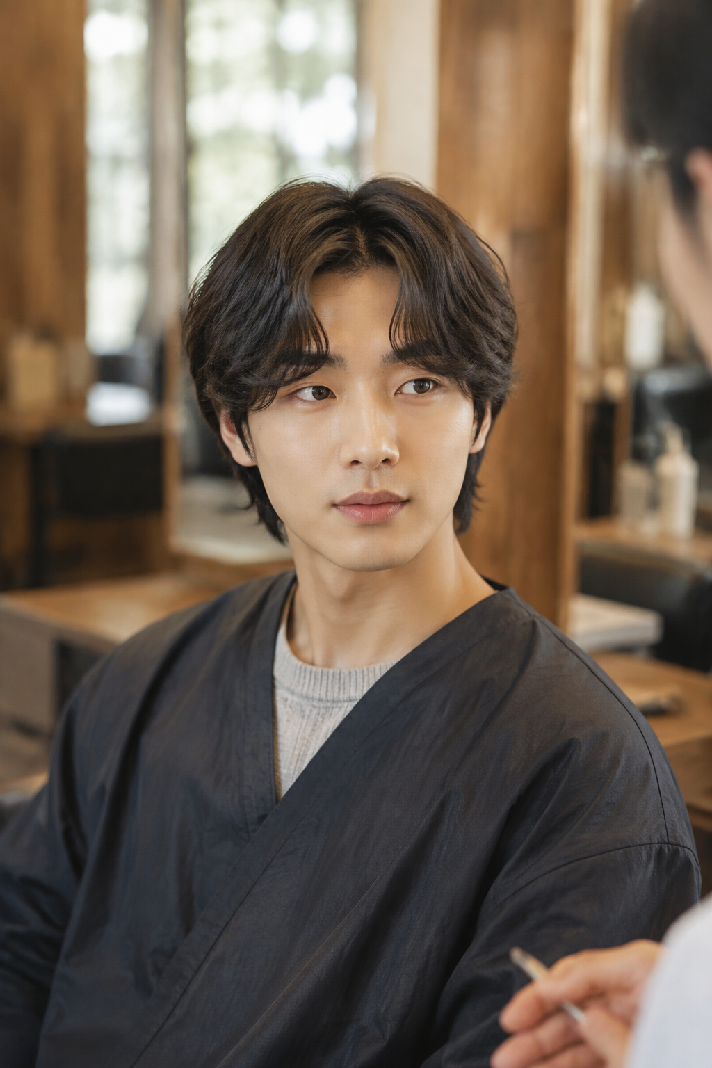 상담과 정돈된 커트가 강조되는 동탄 미용실 무드