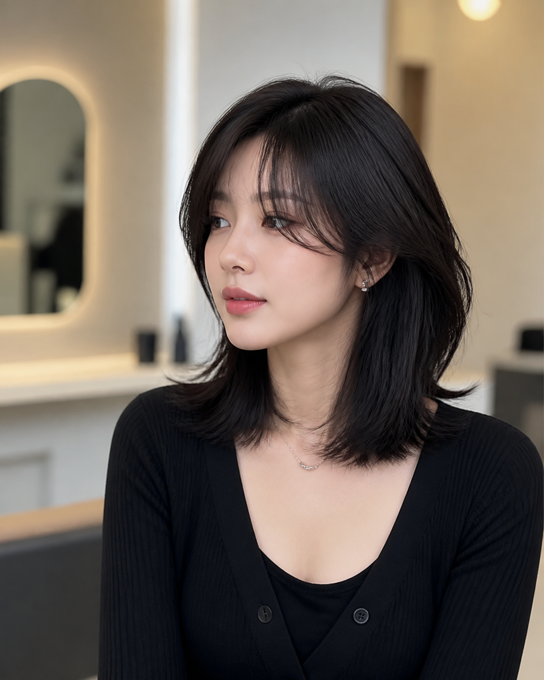 허쉬컷 성향의 트렌디한 레이어드컷