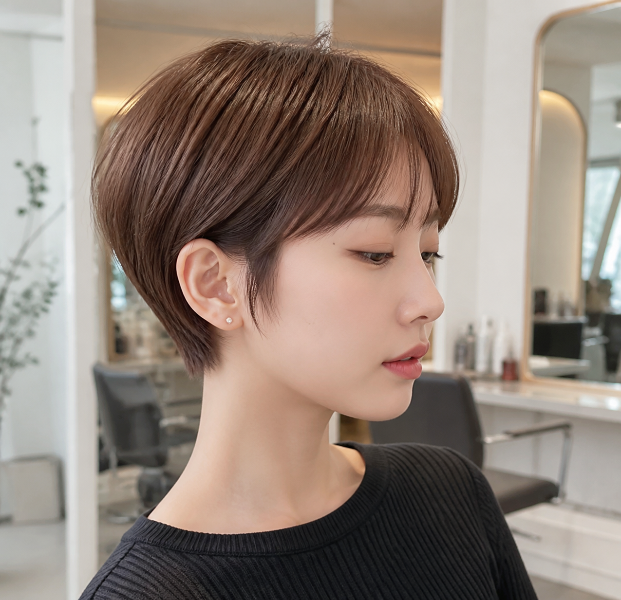 호매실미용실에서 많이 찾는 자연스러운 레이어드 스타일