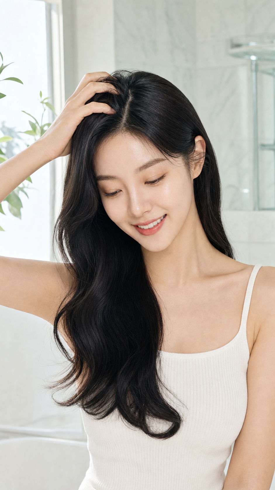 여름철 뜨거워진 두피에 시원한 쿨링감을 선사하는 대용량 샴푸