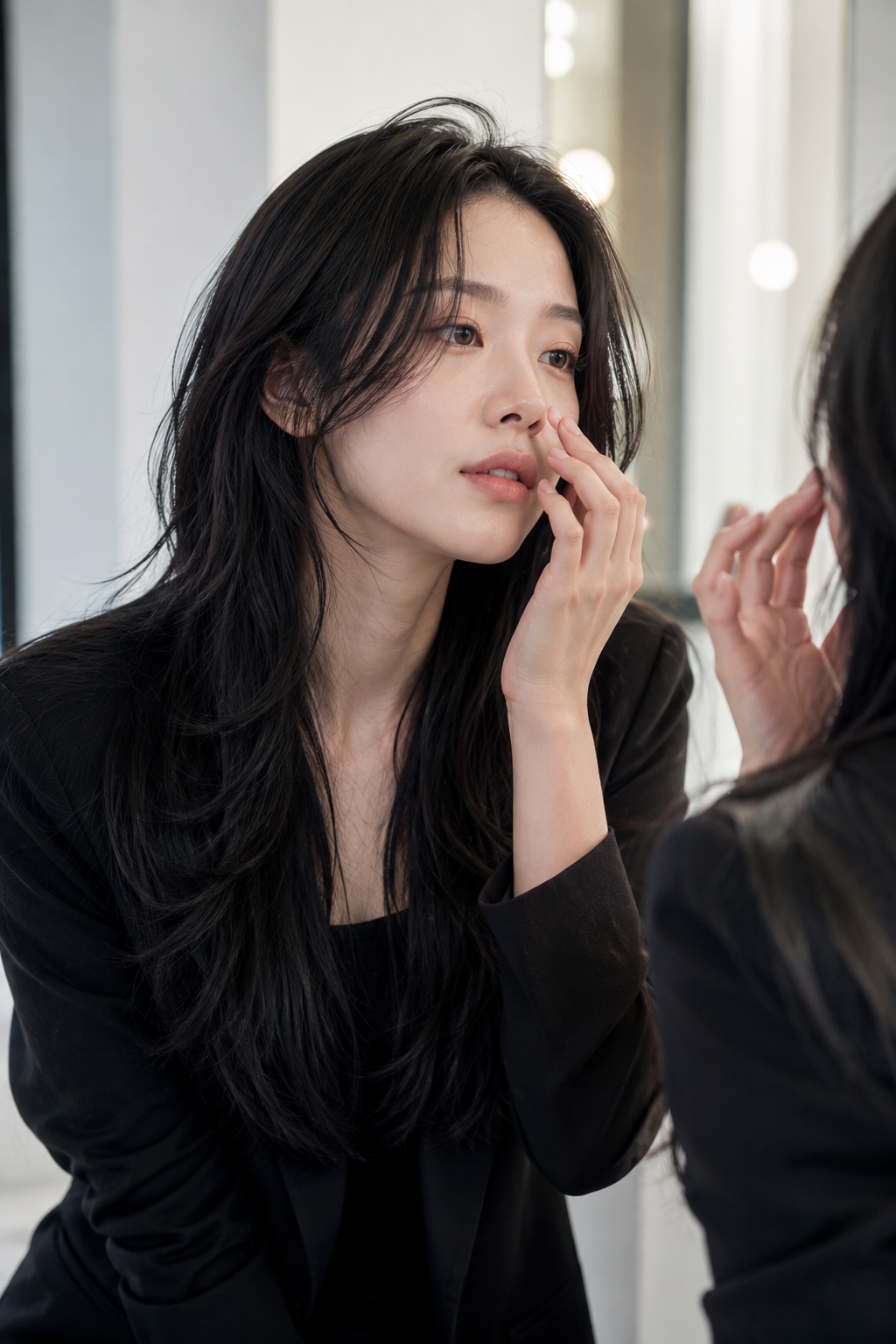 블랙헤드와 모공 관리 전후를 떠올리게 하는 클린 뷰