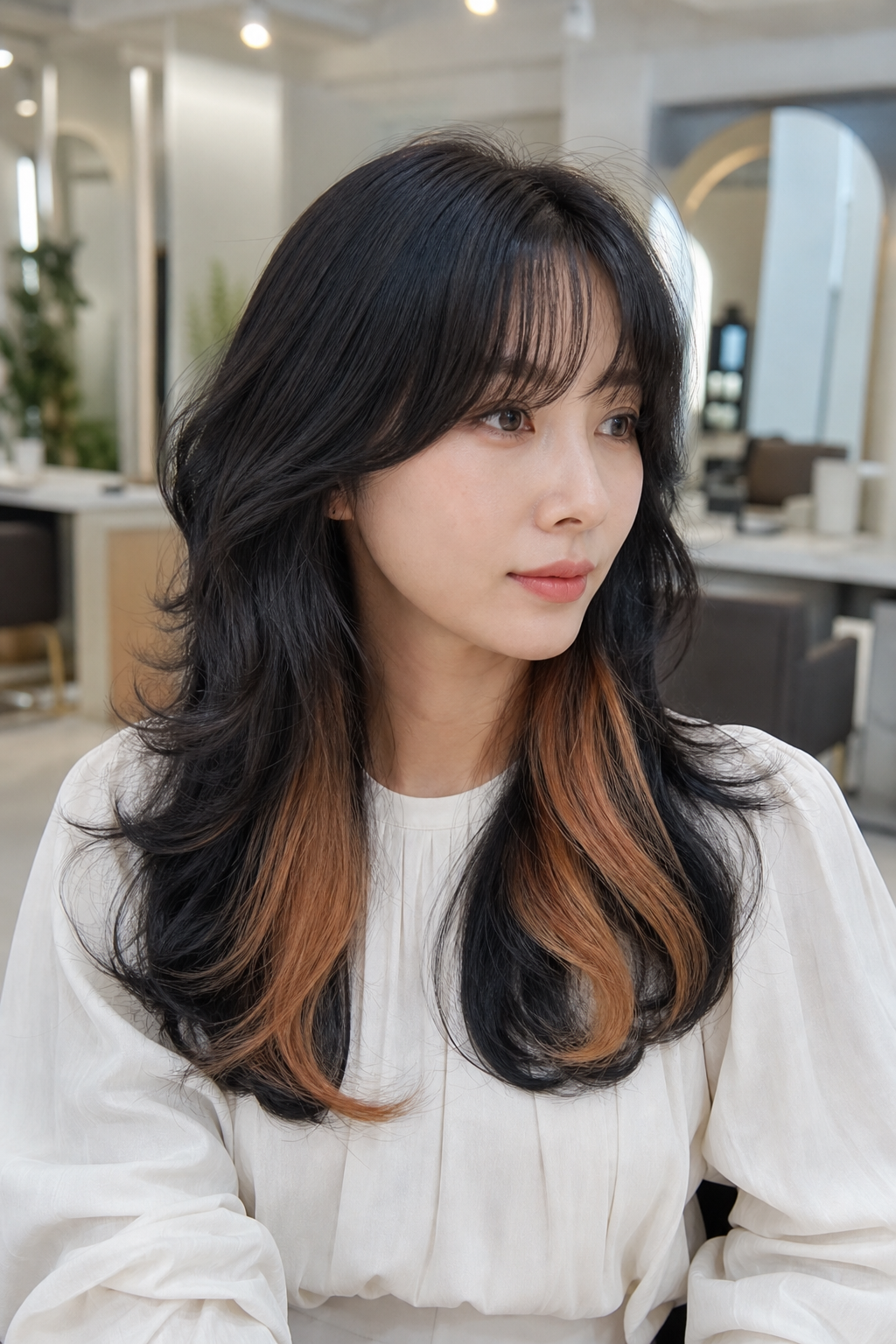 얼굴형을 보완하고 자연스러운 움직임을 선사하는 레이어컷