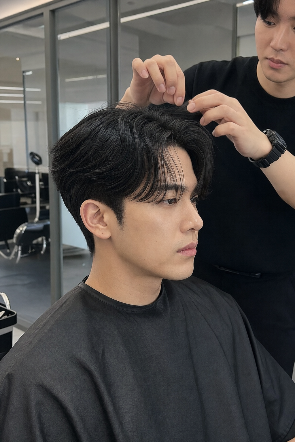 남자 시스루펌 스타일