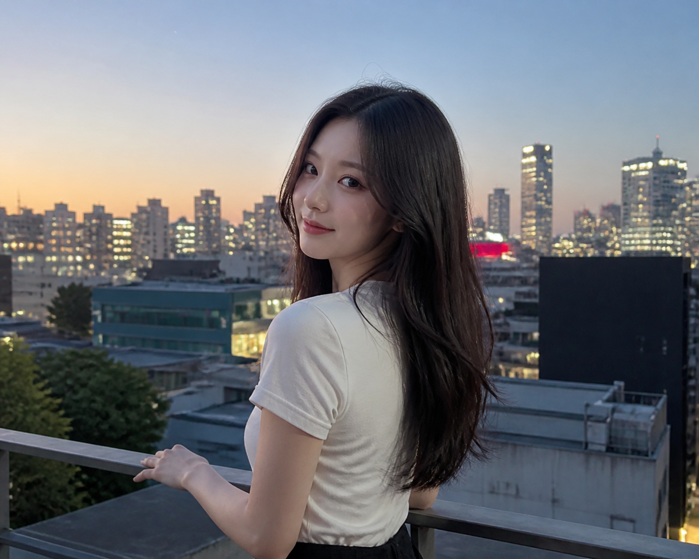 루프탑 야경 스냅, 자연스러운 층과 볼륨감