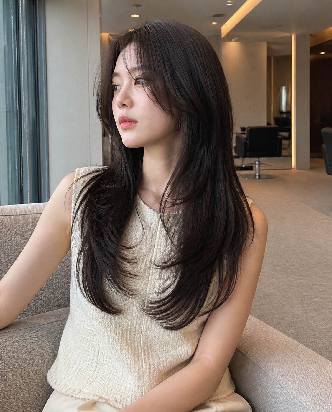 쾌적한 대기 공간 분위기