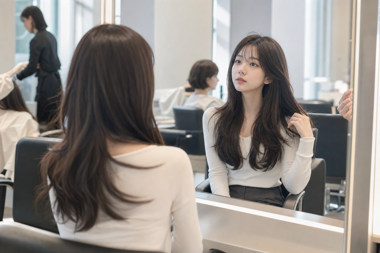 대학가 미용실의 핵심인 손질 편의성과 이미지 개선